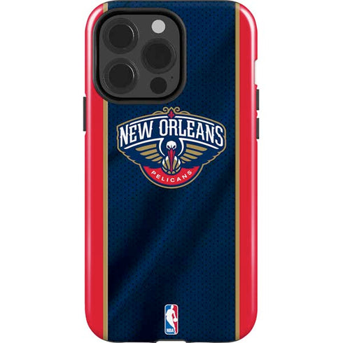 NBA New Orleans Pelicans Jersey iPhone 15 Pro Impact Case